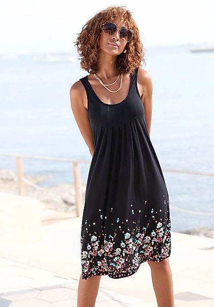 Beachtime Strandkleid, mit Blumenprint, Minikleid, Sommerkleid, Strandkleid günstig online kaufen