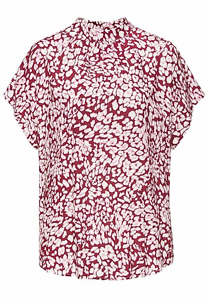 LASCANA Kurzarmbluse, mit Alloverdruck, Damenbluse, sportlich elegant günstig online kaufen