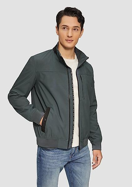 s.Oliver Allwetterjacke Sportive Softshelljacke mit Logo-Tape Artwork günstig online kaufen