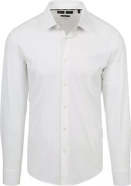 BOSS Hank Hemd Stretch Weiß - Größe 40 günstig online kaufen
