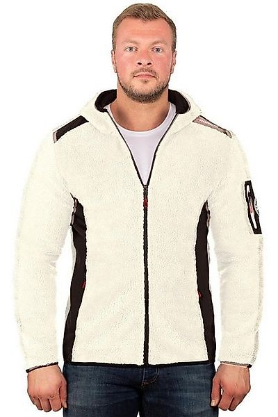 Geographical Norway Fleecejacke Herren Hoodie batufour Off White XL besonde günstig online kaufen