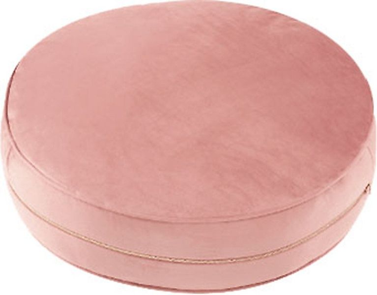 Stoffschmiede Bodenkissen / Samt-Optik / 57cm Durchmesser günstig online kaufen