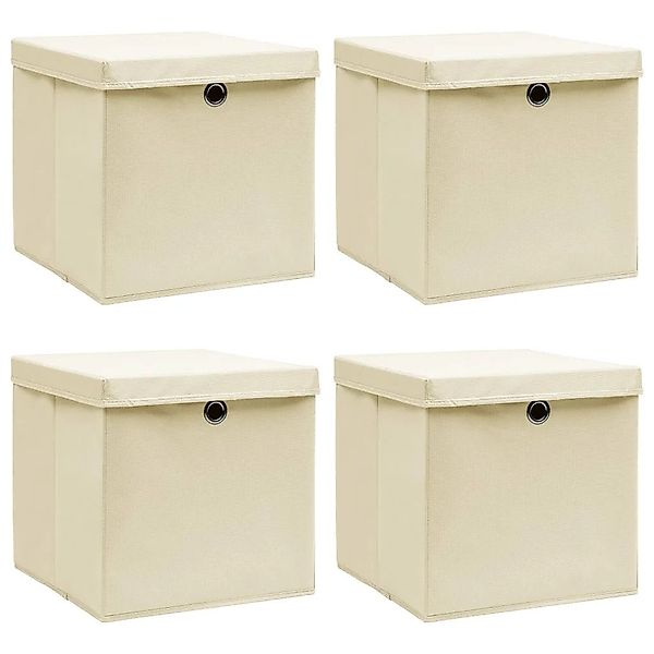Vellora Aufbewahrungsbox Aufbewahrungsboxen mit Deckel 4 günstig online kaufen
