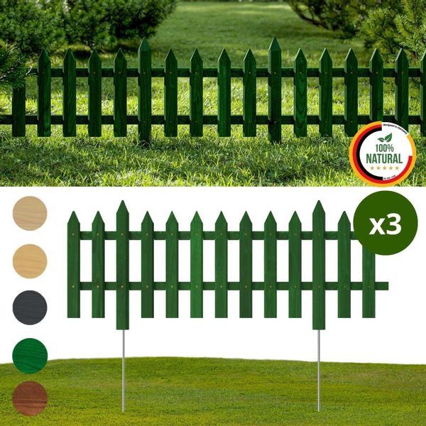 Floranica Zierzaun Vorgartenzaun Steckzaun Gartenzaun Zierzaun günstig online kaufen