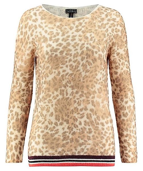 Marc Cain Rundhalspullover Sweater Camel mit Rundhalsausschnitt günstig online kaufen