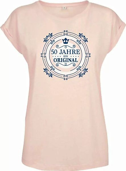 Baddery Print-Shirt Geburtstagsgeschenk für Frauen : 50 Jahre Ein Original günstig online kaufen