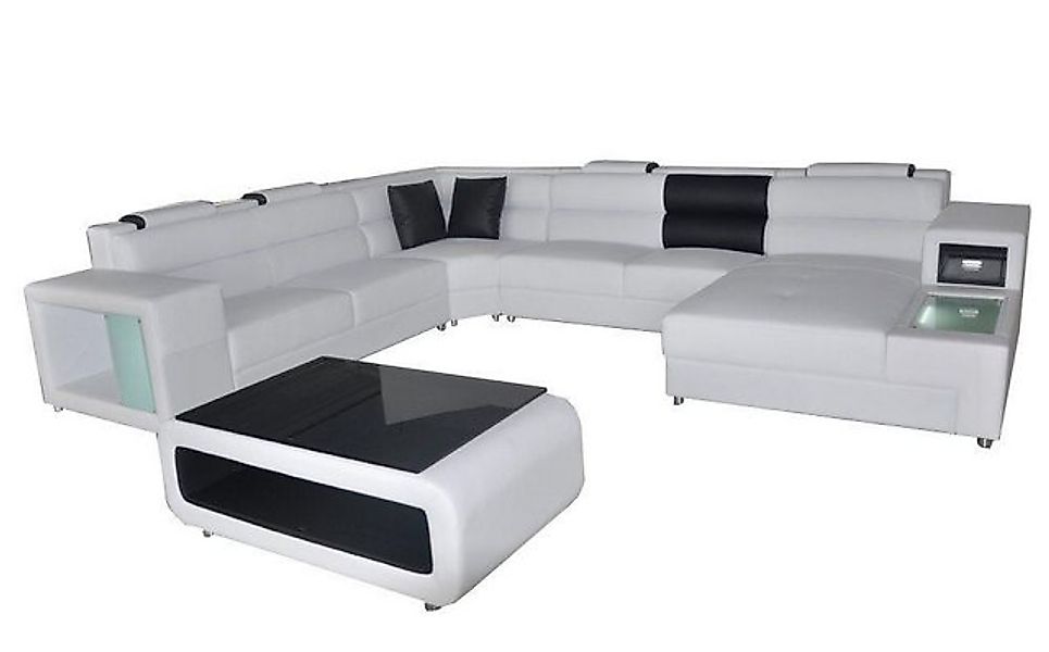 JVmoebel Ecksofa Design Leder Polster Ecke Leder Sitz Sofa Polster Eck Wohn günstig online kaufen