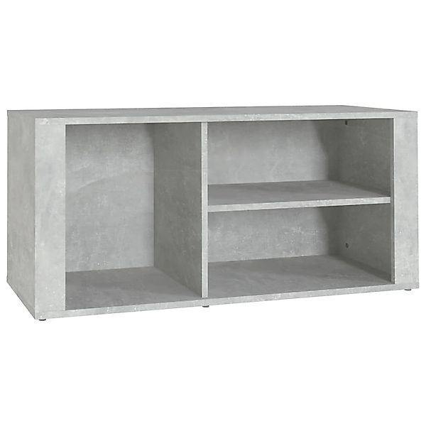 vidaXL Schuhregal Schuhregal Betongrau 100x35x45 cm günstig online kaufen