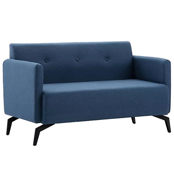 2-sitzer-sofa Stoffbezug 115 X 60 X 67 Cm Blau günstig online kaufen