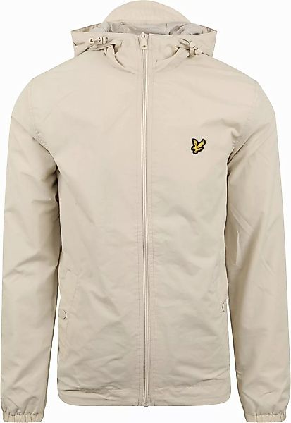 Lyle & Scott Zip Jacke Beige - Größe XL günstig online kaufen