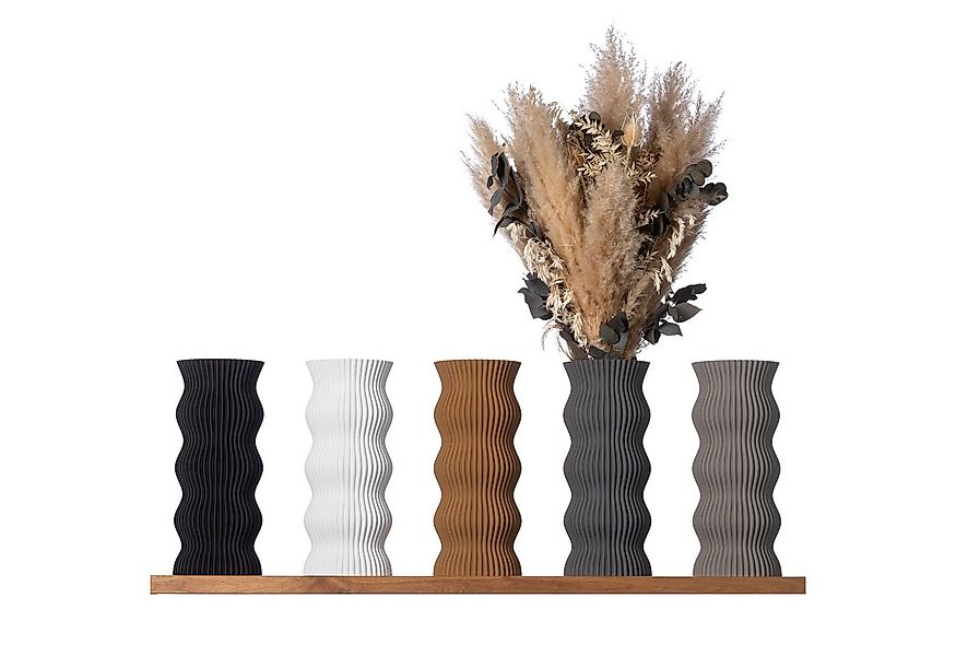 3D Vase Dekovase Anneli XL 38cm Nachhaltige Deko Vase Pampasgras Trockenblu günstig online kaufen