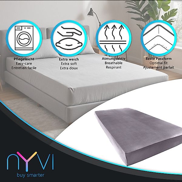 NYVI Spannbettlaken Spannbettlaken DreamScience Mikrofaser für günstig online kaufen