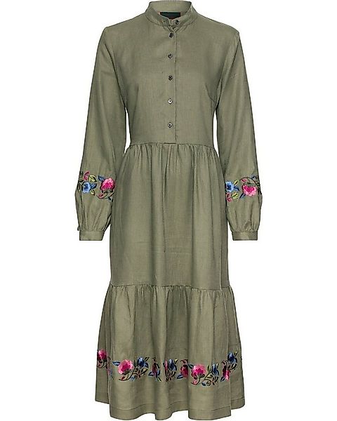 Reitmayer Blusenkleid Leinenkleid mit Blumenstickerei günstig online kaufen