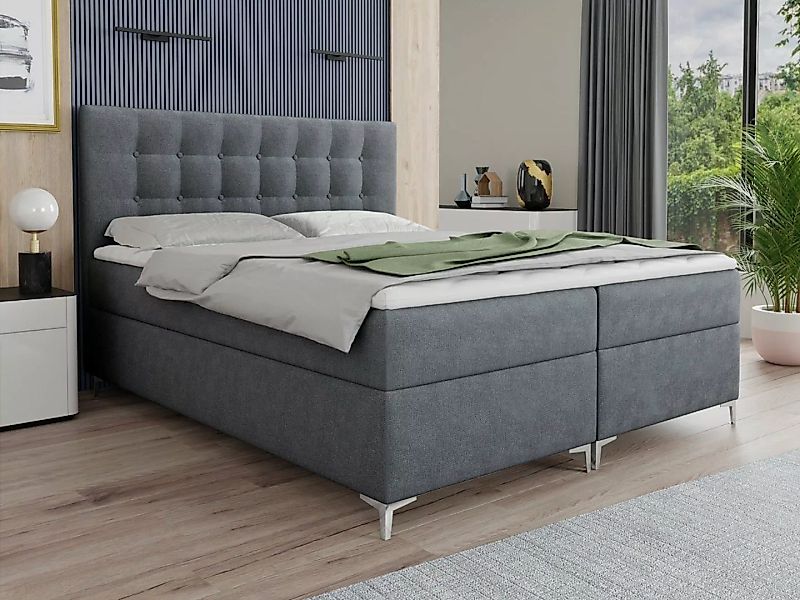 Deine Möbel 24 Boxspringbett Bett ERIK mit Bonell-Federkernmatratze H3 inkl günstig online kaufen