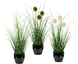 Kunstgras Grasbusch mit Kletten, Leonique, Höhe günstig online kaufen