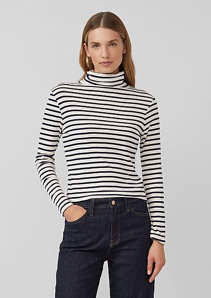 s.Oliver Langarmshirt Gestreiftes Longsleeve im Slim günstig online kaufen