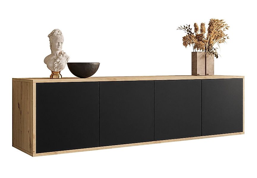 Lookway TV-Schrank SANAYI LOFT – Hängendes Modell in Artisan Eiche BreiteL günstig online kaufen