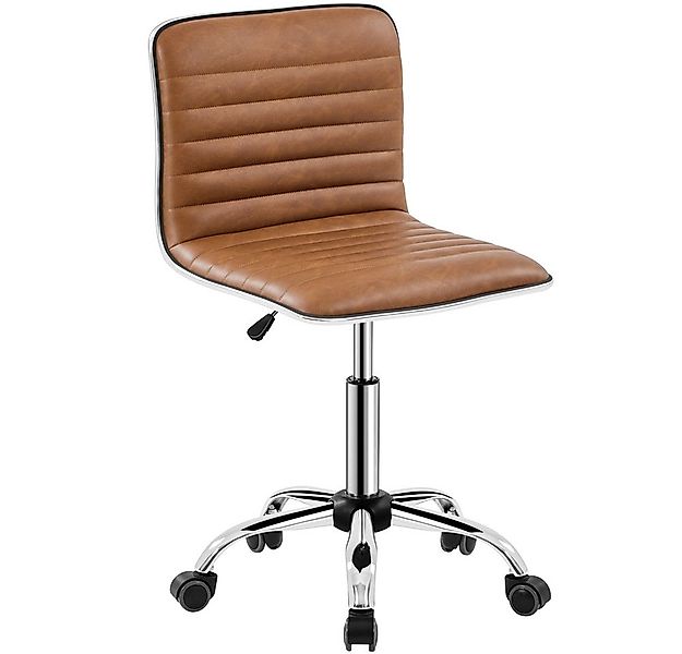 Yaheetech Drehstuhl, Rollhocker höhenverstellbare Hocker aus Kunstleder günstig online kaufen