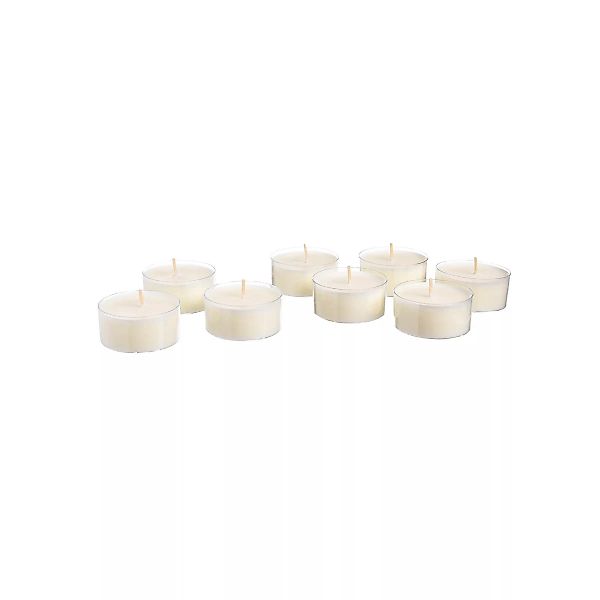 Jumboteelichter Pure, 8 Stück, D:5,5cm x H:2cm,  weiß günstig online kaufen
