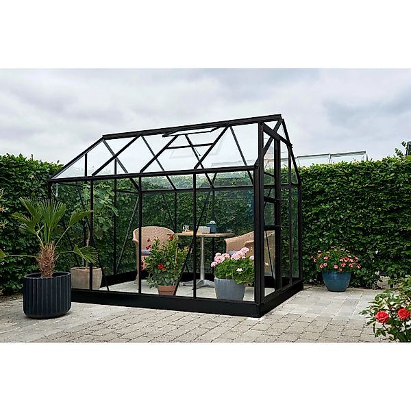 Halls Gewächshaus Popular 86 Schwarz 5 m² günstig online kaufen