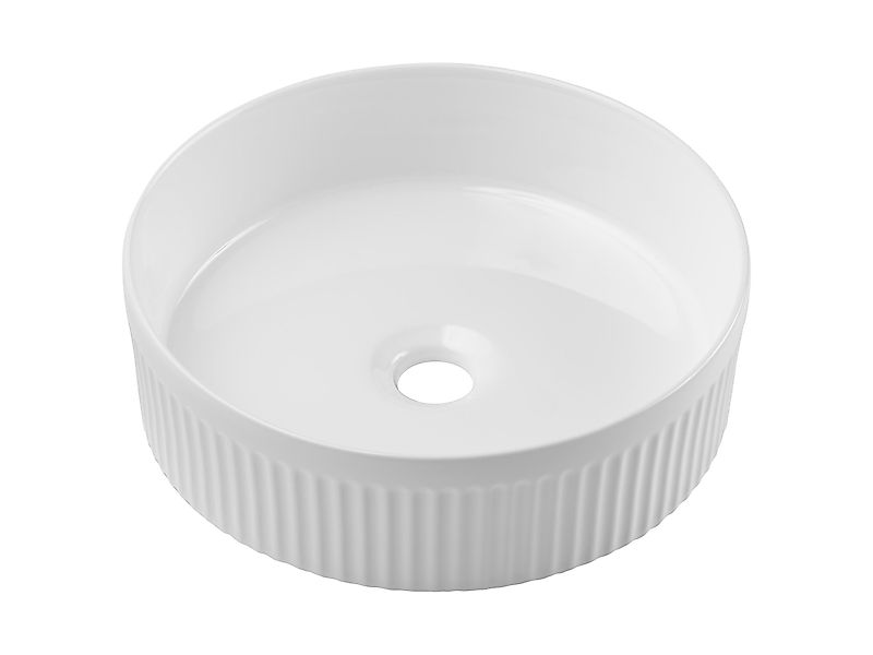 einfachgutemoebel Waschtisch-Set Aufsatz-Waschbecken RIFF 36cm rund, günstig online kaufen