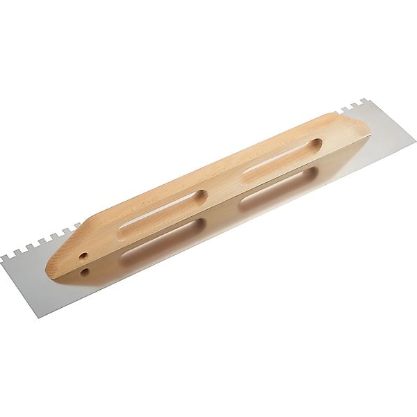 LUX-TOOLS Glättekelle 680 mm mit Zahnung 10 mm x 10 mm günstig online kaufen