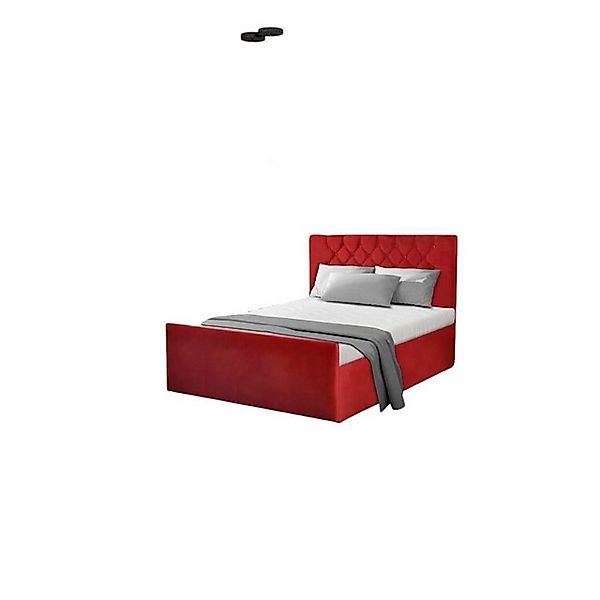 JVmoebel Bett Moderne Schlafzimmer Möbel Polster Design Textil Bett 180x200 günstig online kaufen