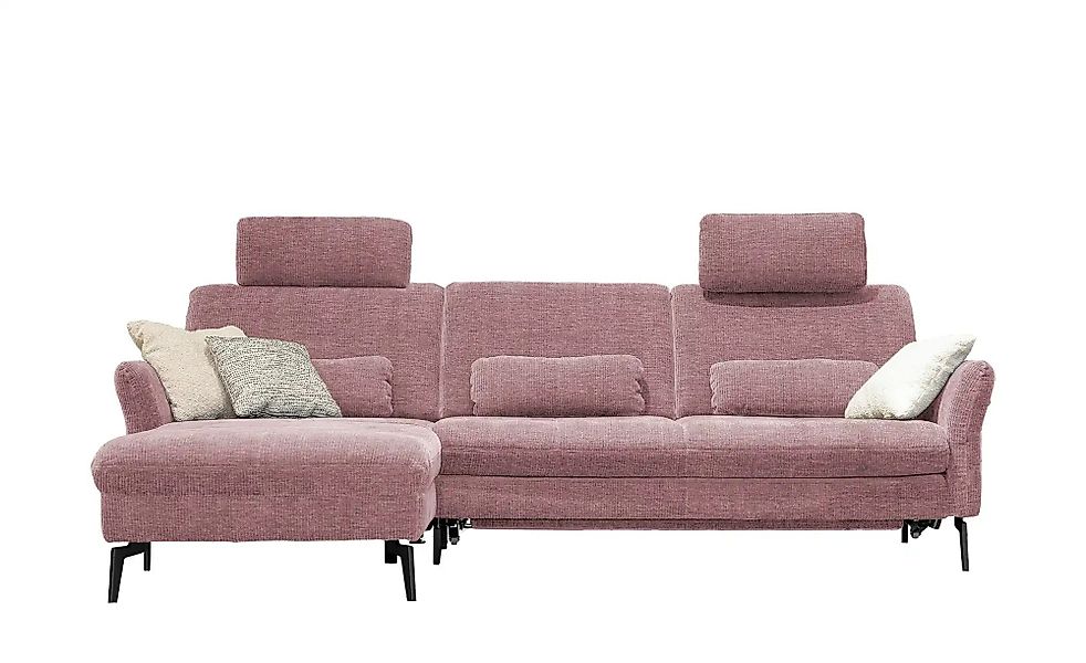 meinSofa Ecksofa Cord DANTE ¦ rosa/pink ¦ Maße (cm): B: 280 H: 91 T: 179.0 günstig online kaufen