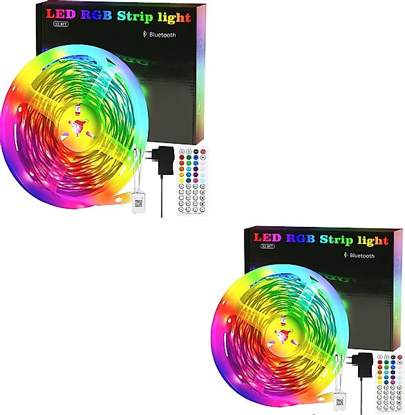 Nettlife LED Stripe Selbstklebend RGB APP-Steuerung günstig online kaufen