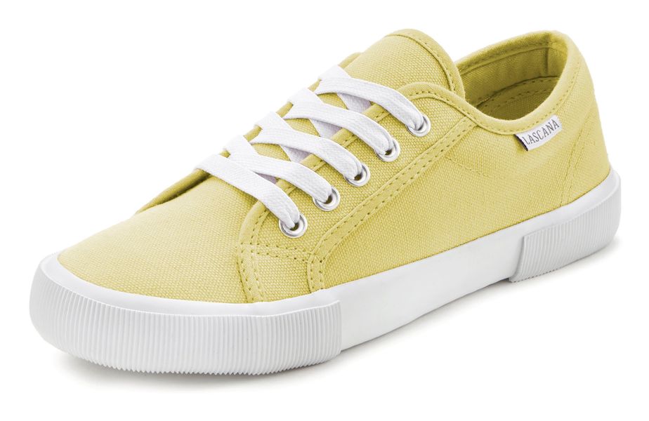 LASCANA Sneaker aus Textil, Schnürhalbschuh, Freizeitschuh günstig online kaufen
