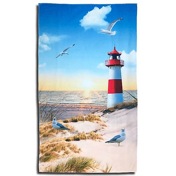 ESPiCO Strandtuch Leuchtturm, Baumwollmischung (1-St), Urlaub, günstig online kaufen
