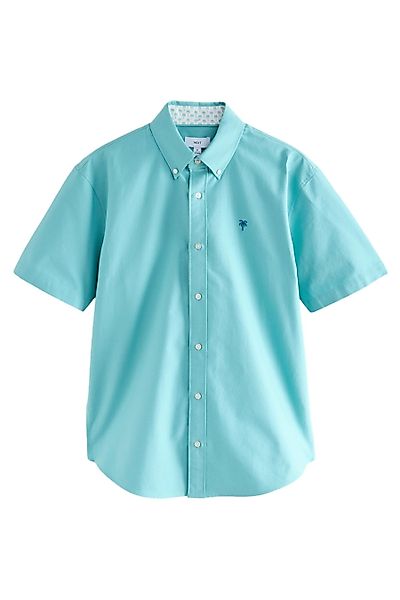 Next Kurzarmhemd Kurzarm-Oxfordhemd aus 100 % Baumwolle günstig online kaufen