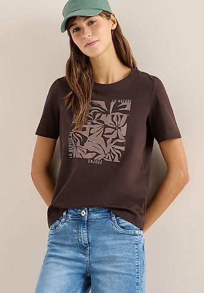 Cecil T-Shirt aus reiner Baumwolle günstig online kaufen