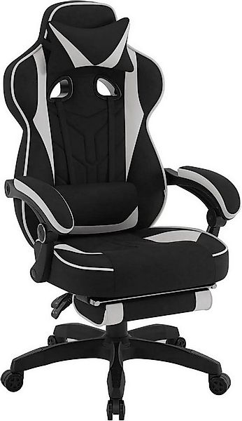Woltu Gaming-Stuhl (1 St), Bürostuhl ergonomisch, Leathaire-Stoff günstig online kaufen