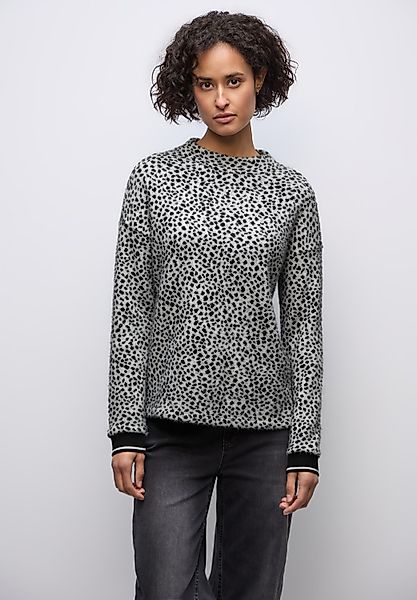 STREET ONE Langarmshirt im angesagten Leo-Look günstig online kaufen