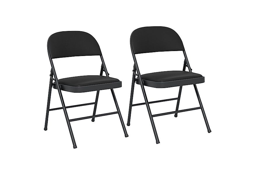 COSTWAY Klappstuhl (2 St), 2er set, gepolstert, Gartenstühle, Küchenstuhl, günstig online kaufen