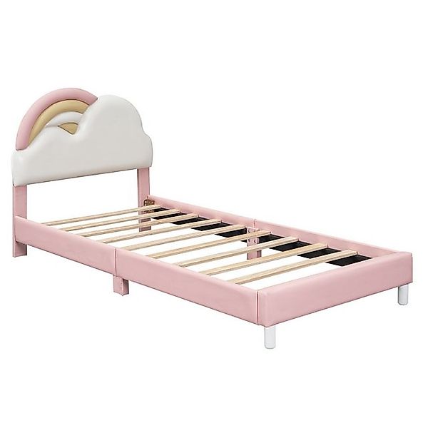 Gotagee Polsterbett Einzelbett Kinderbett Jugendbett Flachbett Kopfteil in günstig online kaufen
