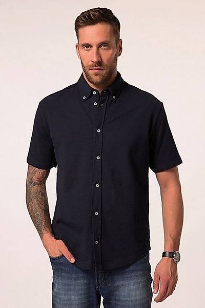 JP1880 Kurzarmhemd JP1880 Seersucker-Hemd Jersey-Qualität Halbarm günstig online kaufen