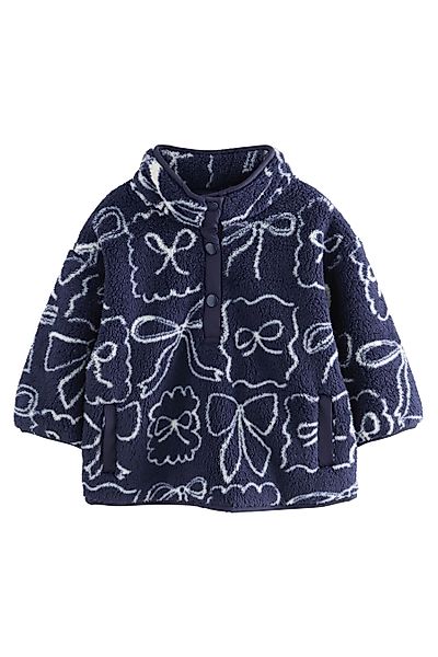 Next Fleecejacke Fleece mit halblangen Druckknopfverschluss günstig online kaufen