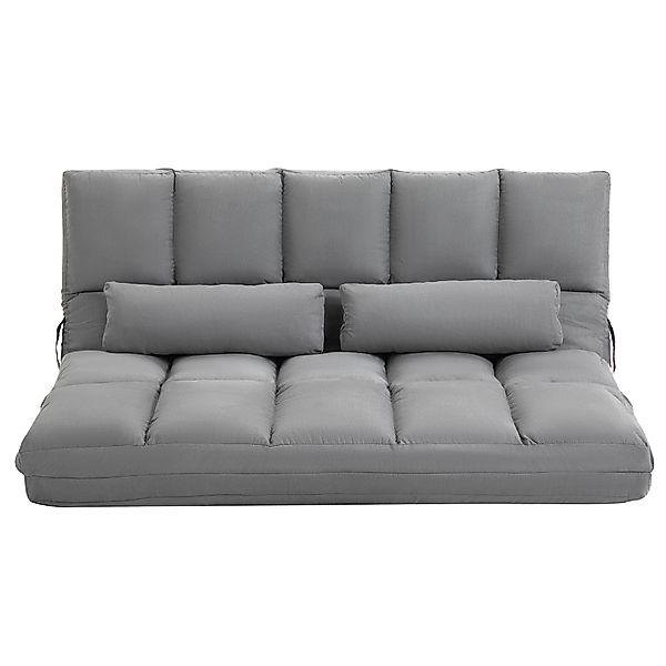 HOMCOM Bodensofa Schlafsofa Bodensofa mit 3-stufig verstellbar Rückenlehne, günstig online kaufen