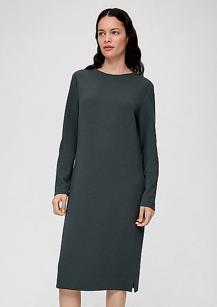 s.Oliver Midikleid Kleid Midikleid im Strukturmuster günstig online kaufen