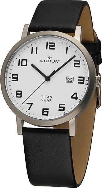 Atrium Quarzuhr A40-10, Armbanduhr, Herrenuhr, Lederarmband, günstig online kaufen