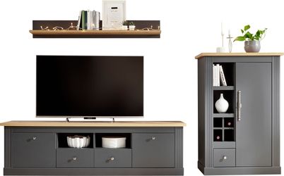 Home affaire Wohnwand "Westminster BESTSELLER" Set, Lowboard, Kommode, Wand günstig online kaufen