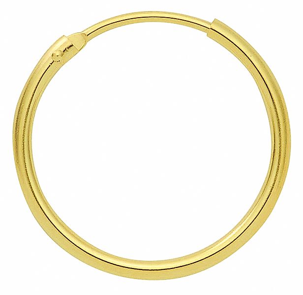 Adelia´s Paar Ohrhänger "1 Paar 585 Gold Ohrringe / Creolen Ø 9 mm", 585 Go günstig online kaufen