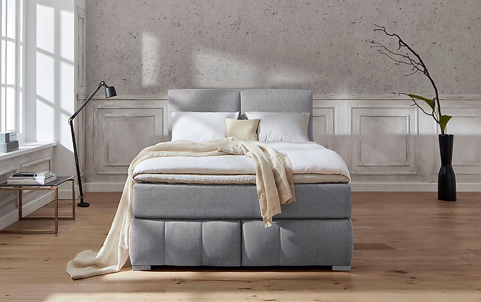Home affaire Boxspringbett "Wehma", inkl. Topper in 3 verschiedenen Matratz günstig online kaufen