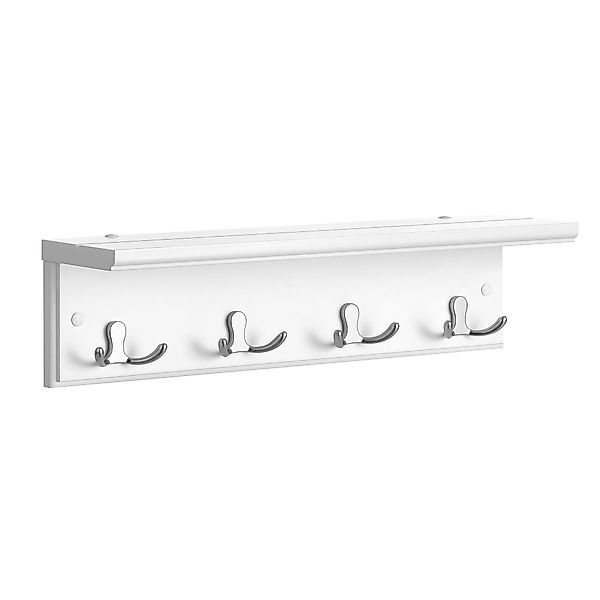 SONGMICS Wandgarderobe Garderobenhaken, mit 4 Doppelhaken, günstig online kaufen