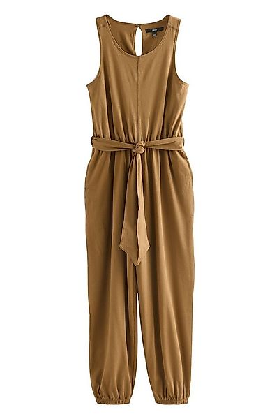 Next Jumpsuit Ärmelloser Jersey-Jumpsuit mit Bindeschleife (1-tlg) günstig online kaufen