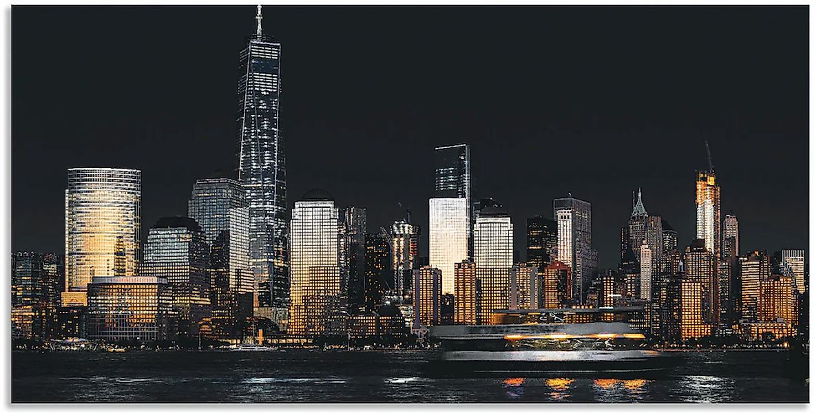 Artland "New York Financial Distrikt" New York 1 Stk. tlg. als Alubild, Lei günstig online kaufen