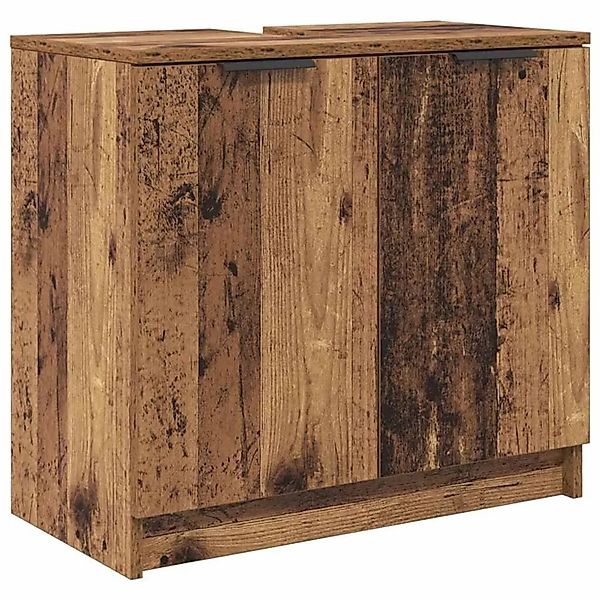 vidaXL Badezimmerschrank Altholz 64,5 x 33,5 x 59 cm Holzwerkstoff 880743 günstig online kaufen