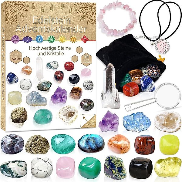 LuxusKollektion Spielzeug-Adventskalender Adventskalender Kristalle Edelste günstig online kaufen